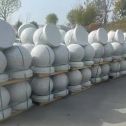 百色 白麻花岗岩石材圆球，石球，挡车球，隔离球，景观石球，风水球等