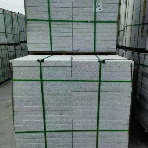 百色 芝麻白火烧，园林广场市政工程地铺石，1.8~5.0厚均有现货