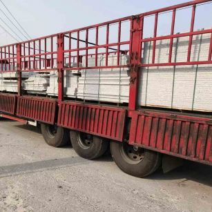 百色 白麻荔枝面外墙干挂，工厂装车日常