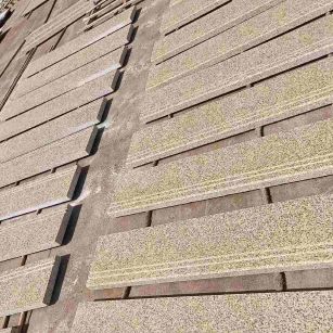 百色 黄金麻花岗岩光面楼梯踏步