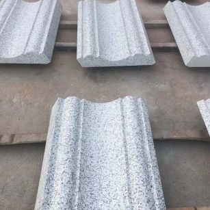 百色 白麻花岗岩光面别墅线条