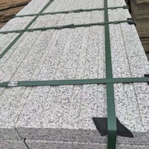 百色 白麻花岗岩直行盲道石，盲条，地铺石