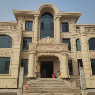 百色 黄金麻花岗岩别墅外墙干挂