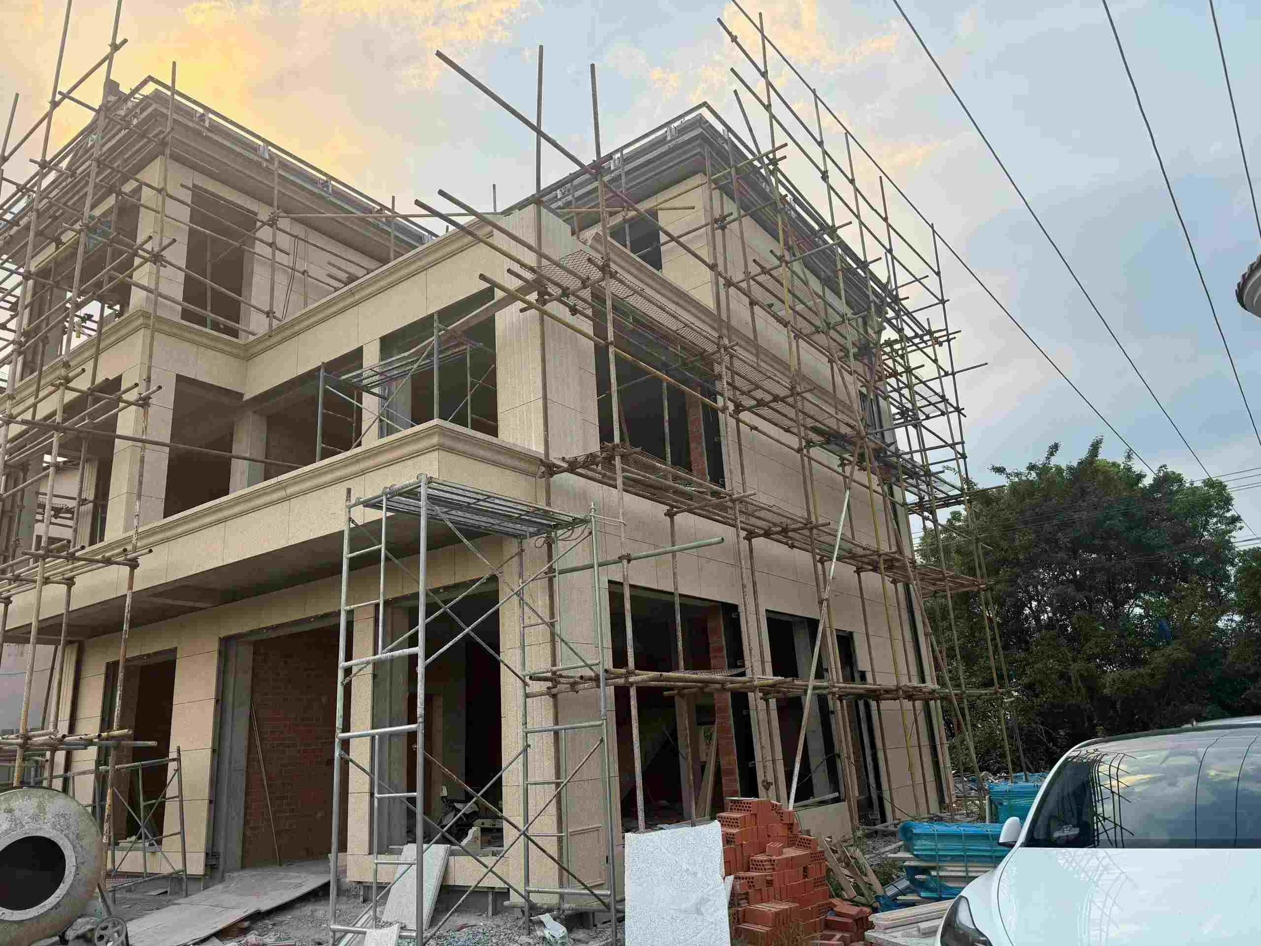 百色 黄金麻荔枝面花岗岩外墙干挂