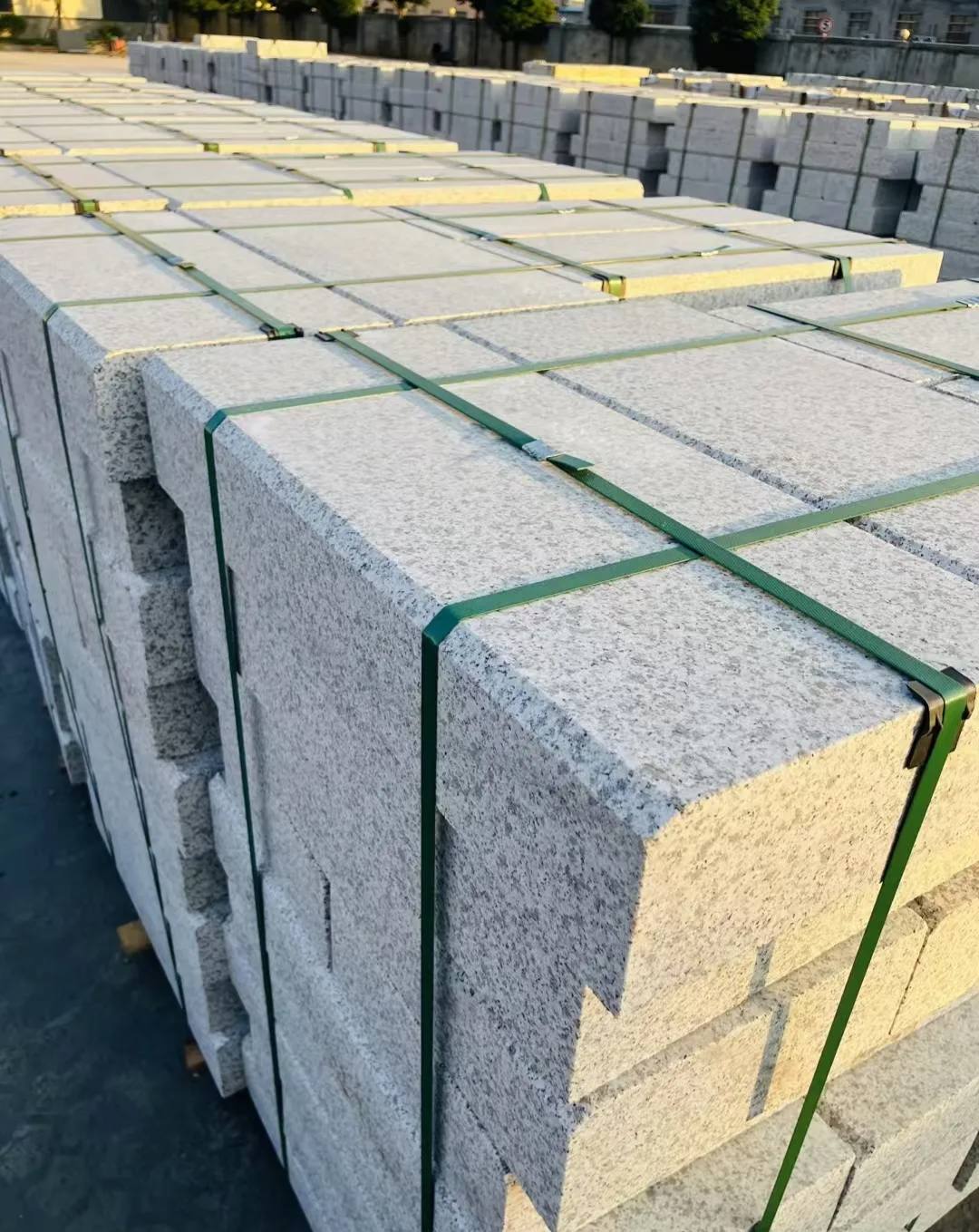 百色 白麻花岗岩路沿石，马路牙子，路缘石，平石，立缘石等