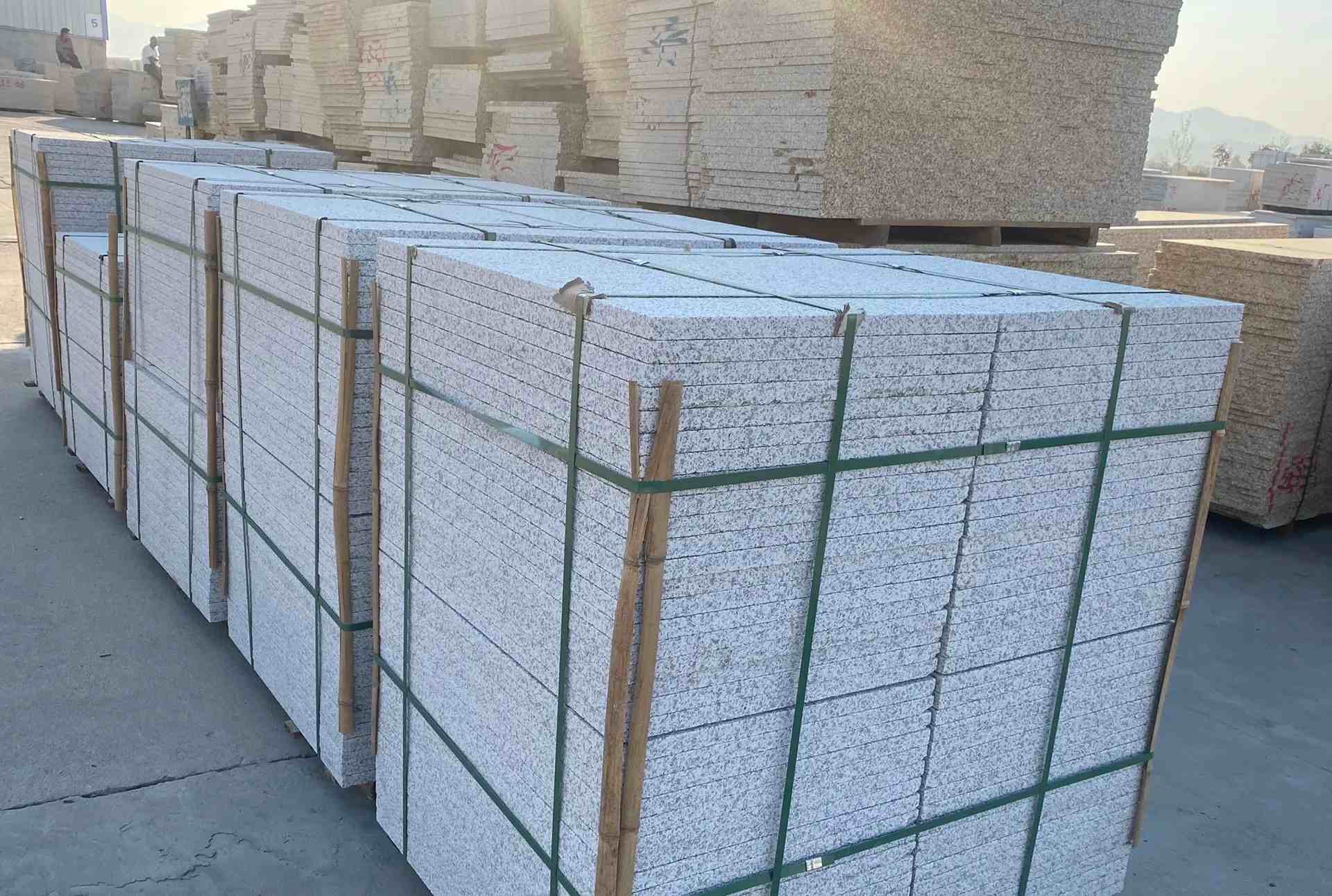 百色 白麻花岗岩荔枝面地铺石