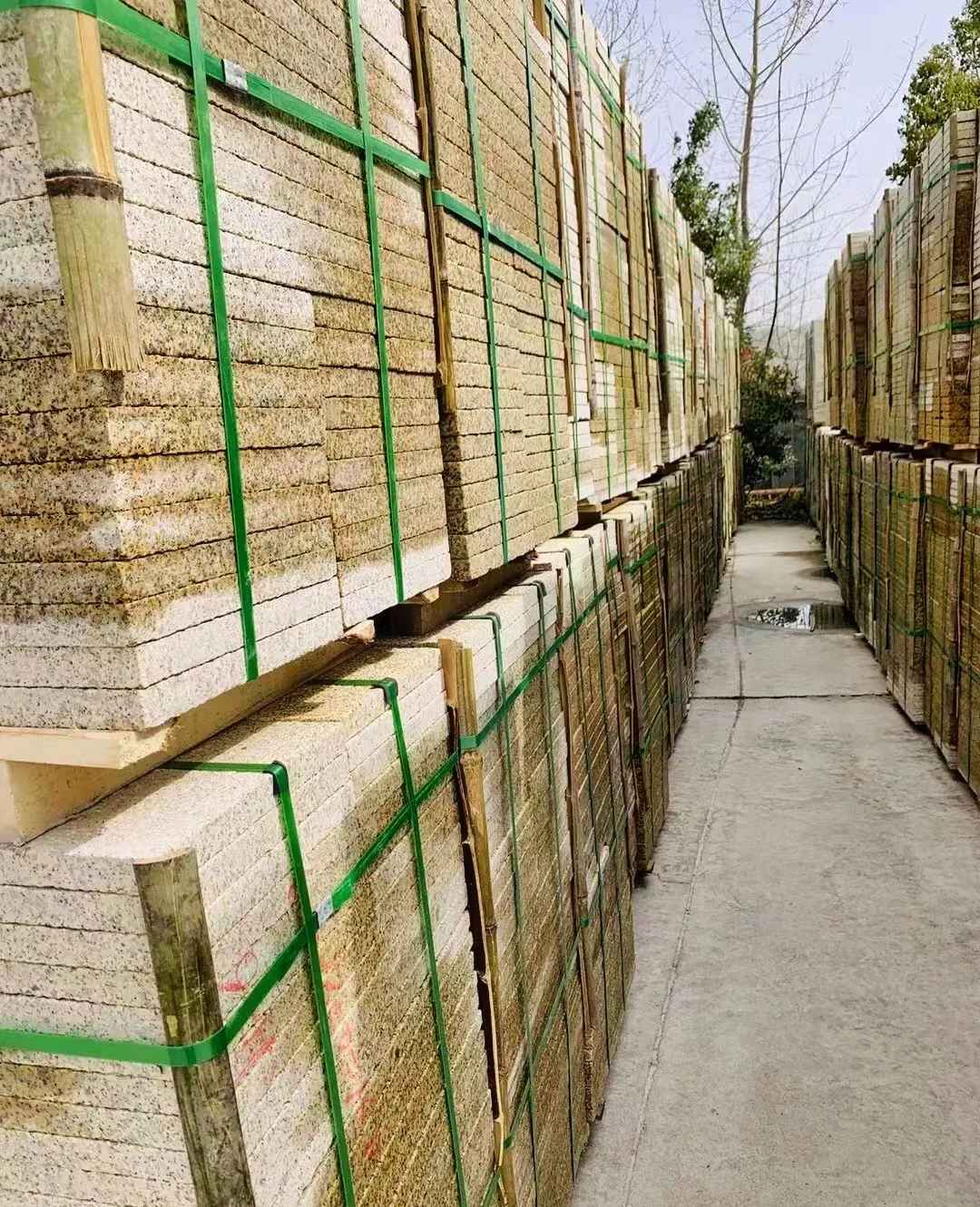 百色 黄金麻花岗岩荔枝面地铺石